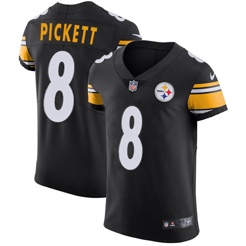 Nike Steelers #8 Kenny Pickett Black Team Color Men's Stitched NFL Vapor Untouchable Elite Jersey