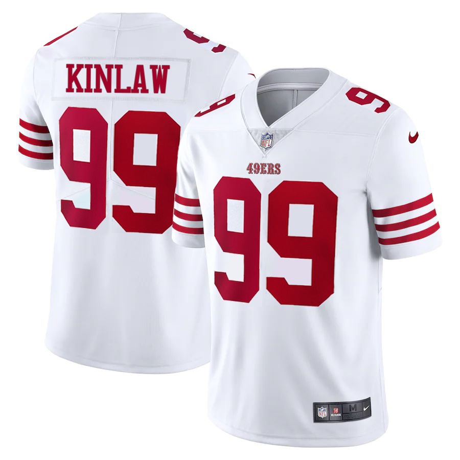 San Francisco 49ers #99 Javon Kinlaw White Nike Men's Limited Stitched NFL Vapor Untouchable Jersey