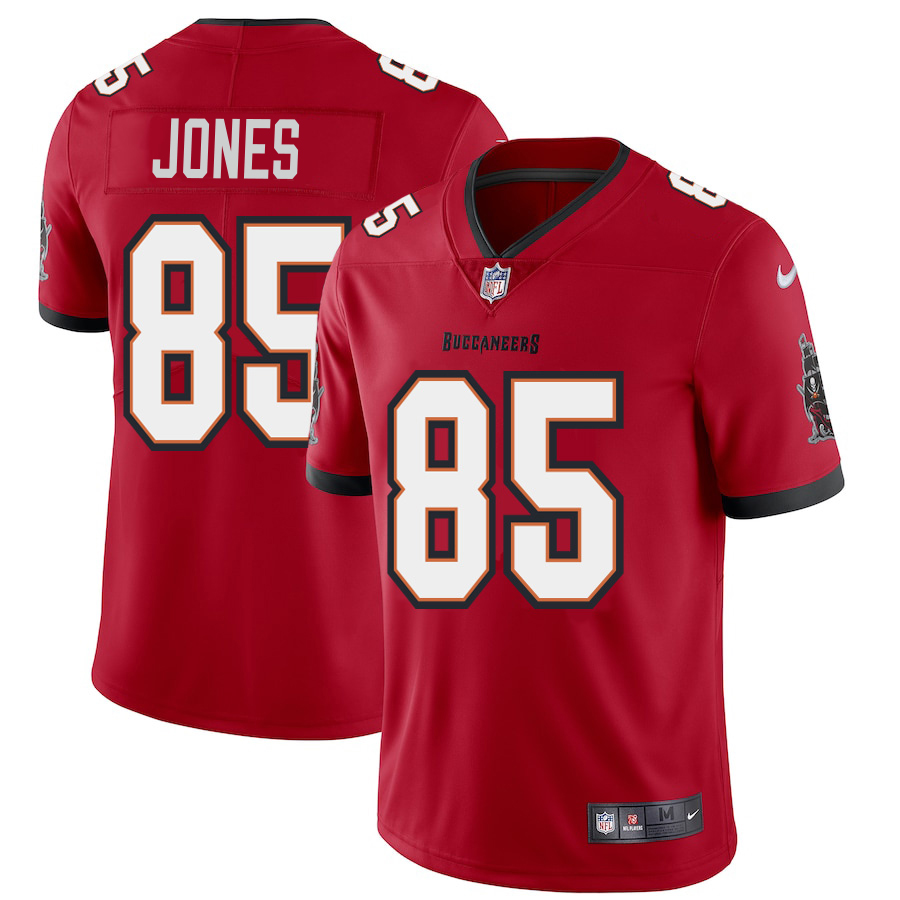 Tampa Bay Buccaneers #85 Julio Jones Men's Nike Red Vapor Limited Jersey