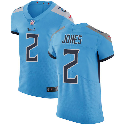 Nike Titans #2 Julio Jones Light Blue Alternate Men's Stitched NFL New Elite Jersey