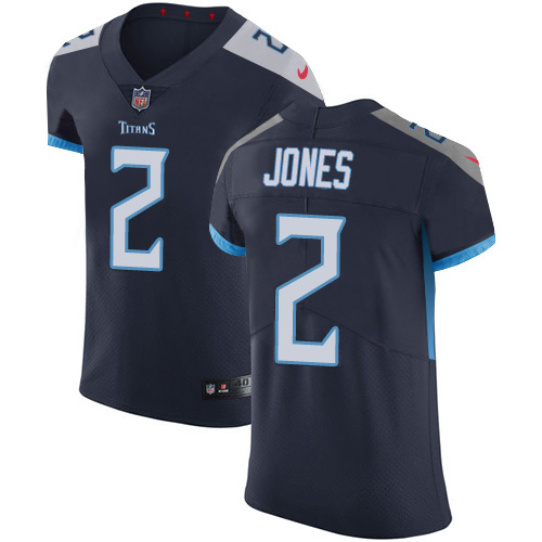 Nike Titans #2 Julio Jones Navy Blue Team Color Men's Stitched NFL Vapor Untouchable Elite Jersey