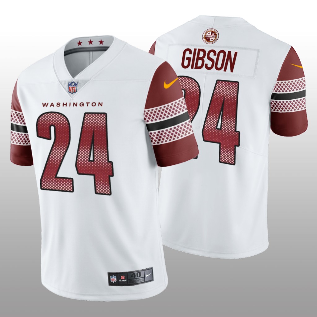 Washington Commanders #24 Antonio Gibson Men's Nike Vapor Limited NFL Jersey - White