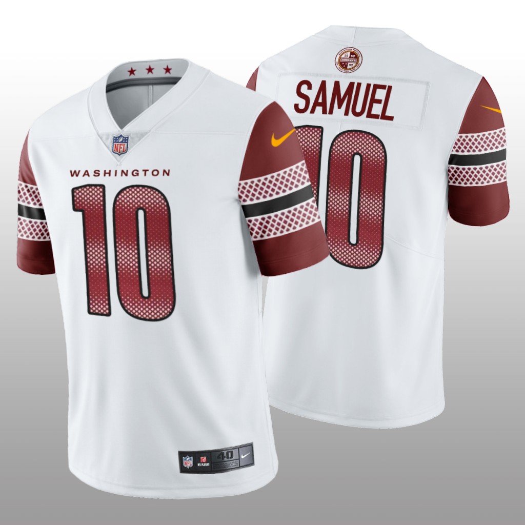 Washington Commanders #10 Curtis Samuel Men's Nike Vapor Limited NFL Jersey - White