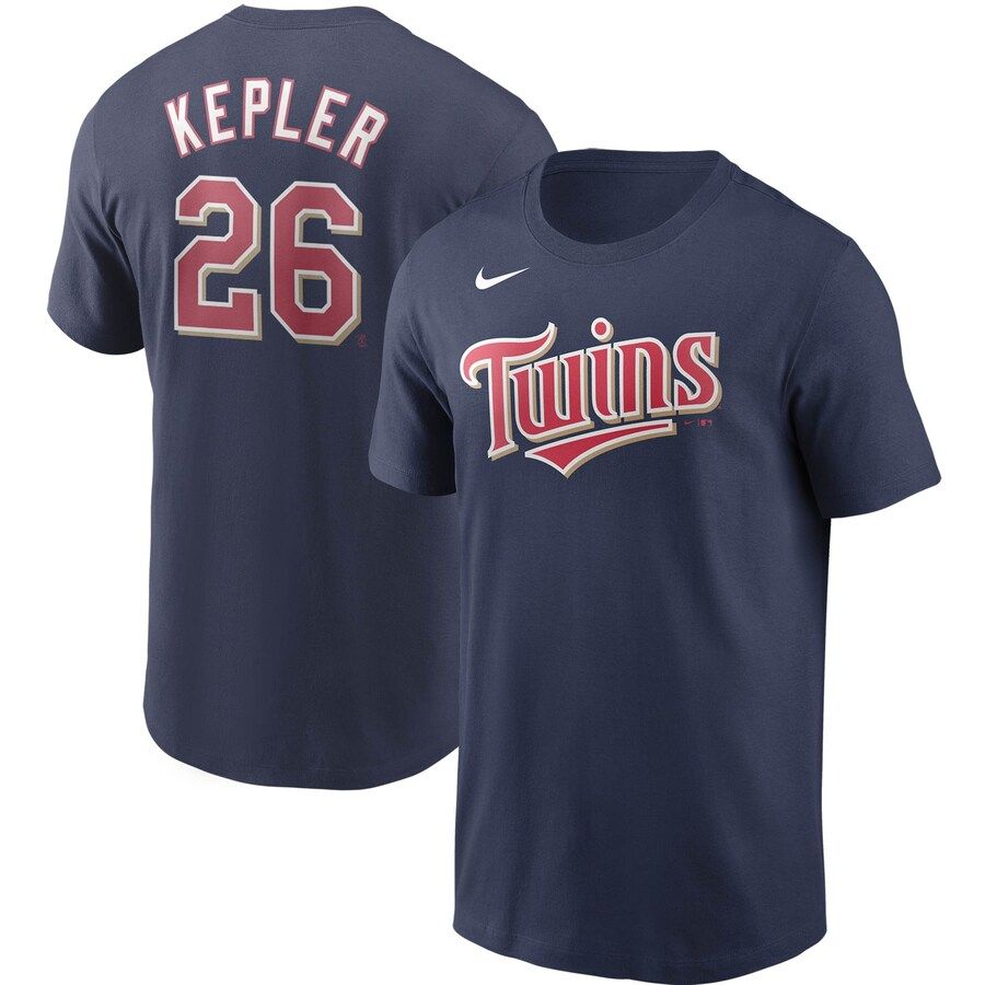 Minnesota Twins #26 Max Kepler Nike Name & Number T-Shirt Navy