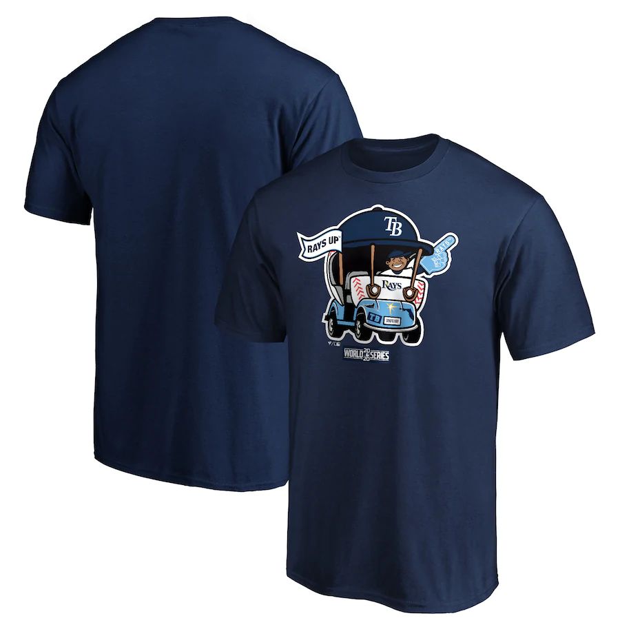 Tampa Bay Rays 2020 World Series Bound Homer Hometown T-Shirt Navy