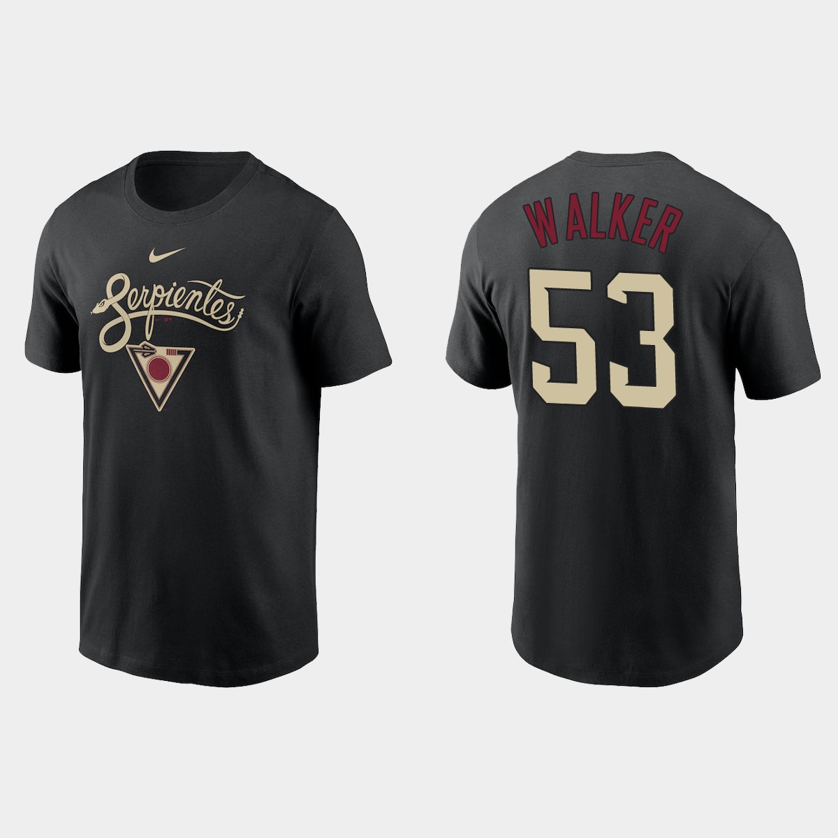 Arizona Diamondbacks #53 Christian Walker Men's Nike 2021 City Connect Graphic T-Shirt Black