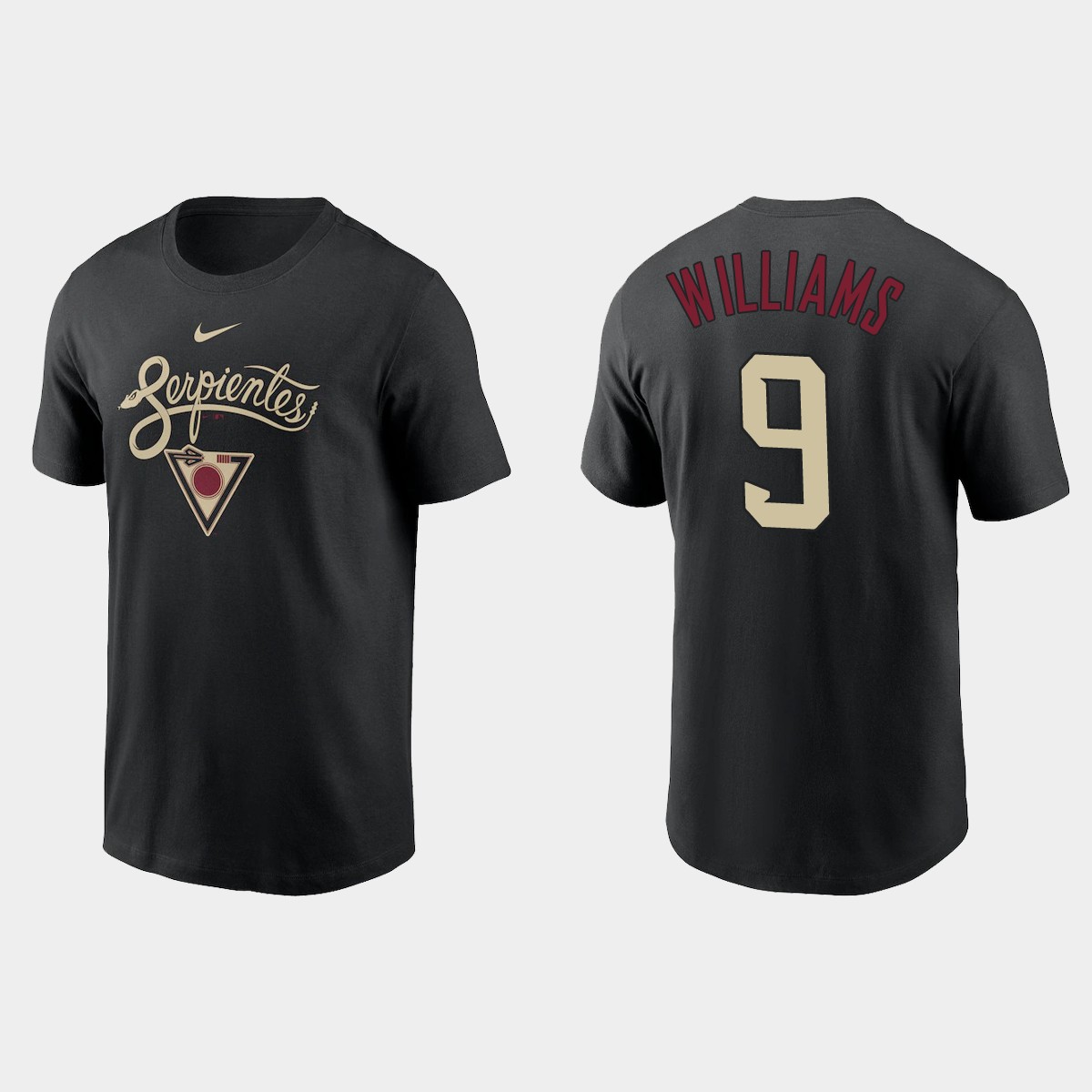 Arizona Diamondbacks #9 Matt Williams Men's Nike 2021 City Connect Graphic T-Shirt Black