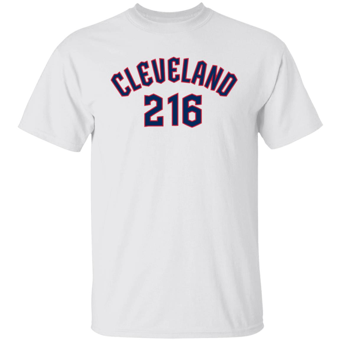 Cleveland Guardians 216 T-Shirt White