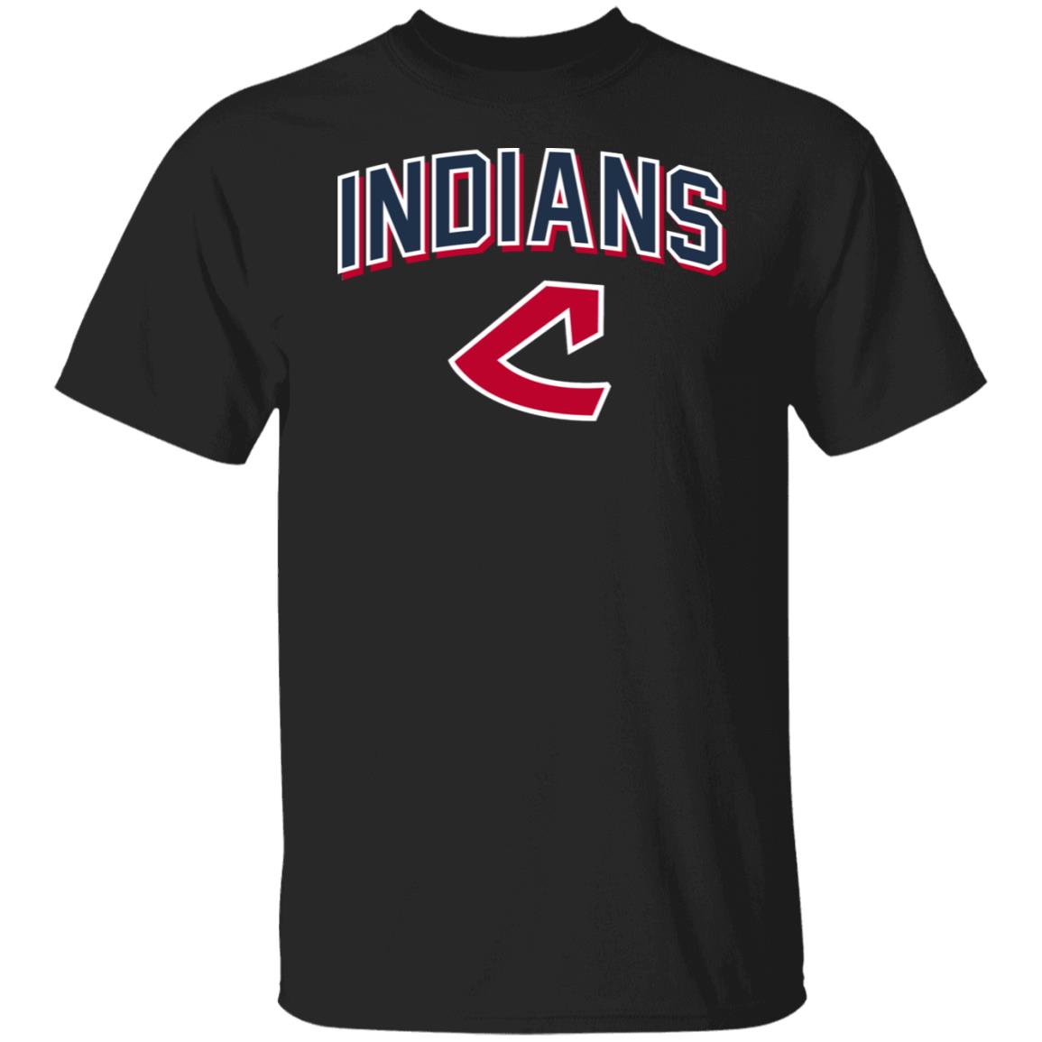 Cleveland Guardians Wordmark Script Logo T-Shirt Black