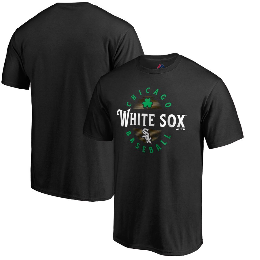 Chicago White Sox Majestic Forever Lucky T-Shirt Black