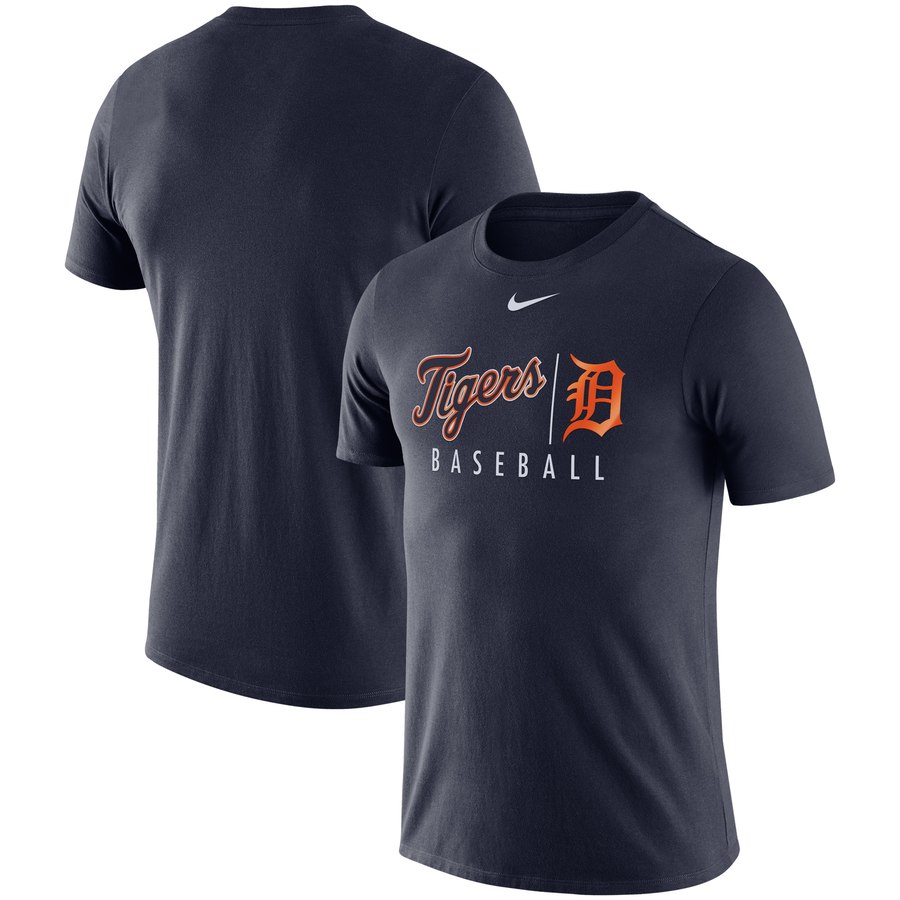 Detroit Tigers Nike MLB Practice T-Shirt Navy