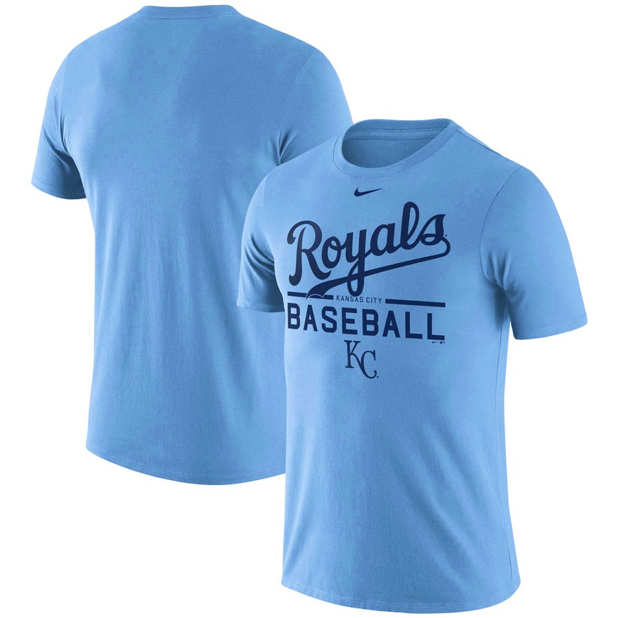 Kansas City Royals Nike Practice T-Shirt Blue