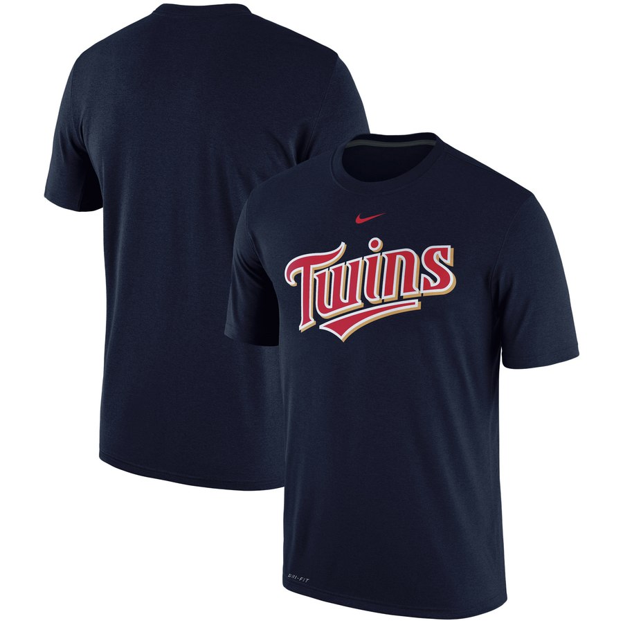 Minnesota Twins Nike Batting Practice Logo Legend Performance T-Shirt Navy