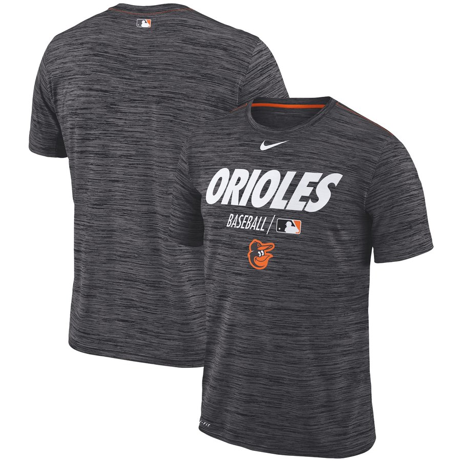 Baltimore Orioles Nike Authentic Collection Velocity Team Issue Performance T-Shirt Black