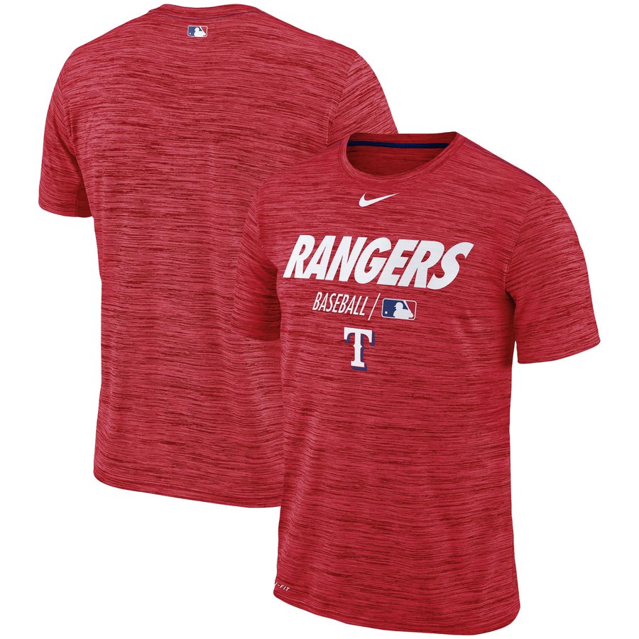 Texas Rangers Nike Authentic Collection Velocity Team Issue Performance T-Shirt Red