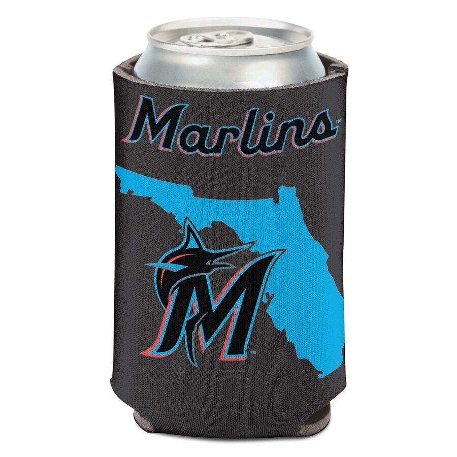 Miami Marlins WinCraft 12oz. State Shape Can Cooler