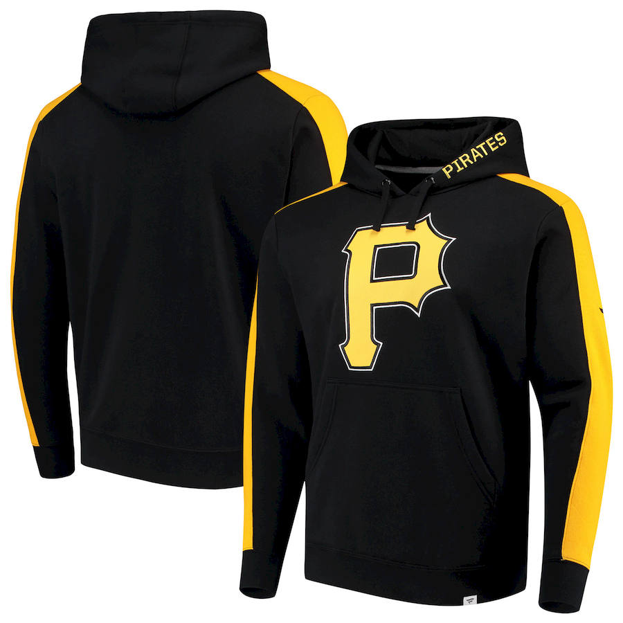 Pittsburgh Pirates Fanatics Branded Iconic Fleece Pullover Hoodie Black