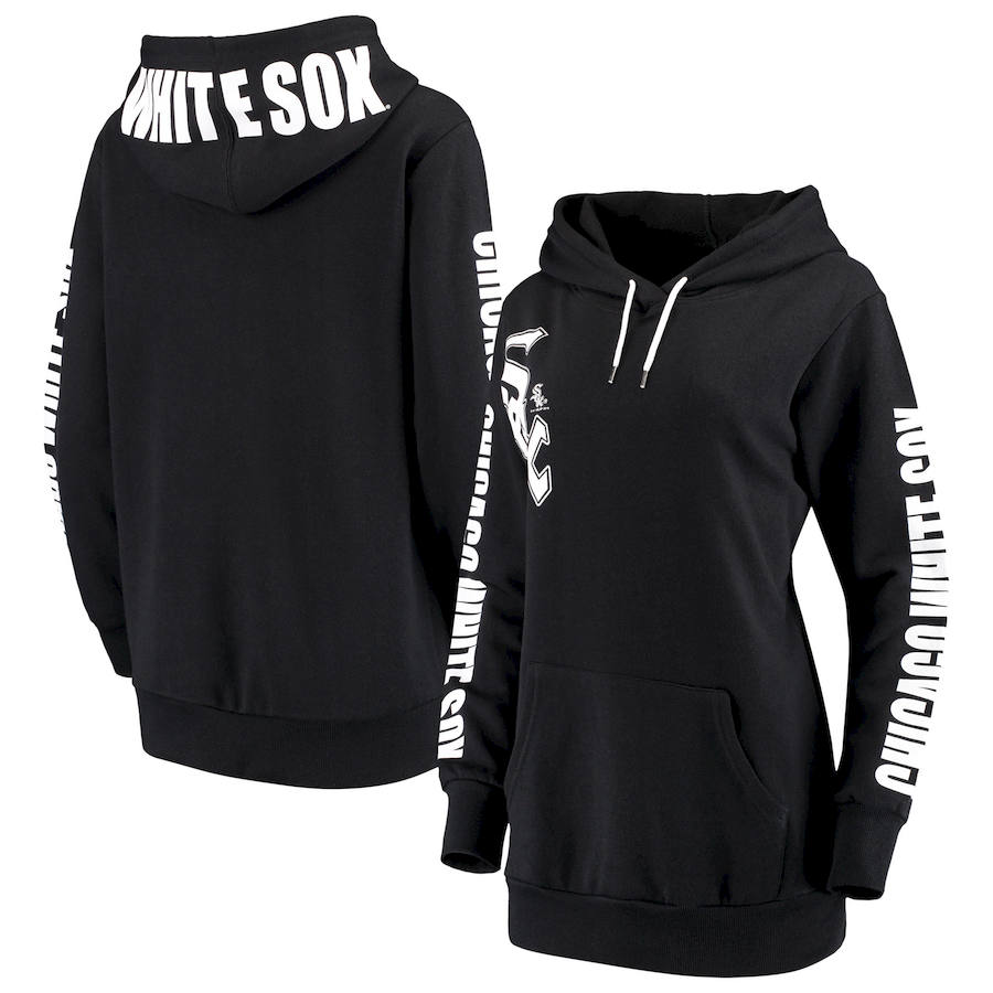 Chicago White Sox G-III 4Her by Carl Banks Women's 12th Inning Pullover Hoodie Black