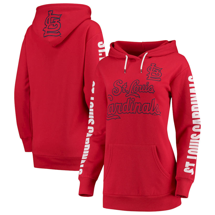 St. Louis Cardinals G-III 4Her by Carl Banks Women's Extra Innings Pullover Hoodie Red