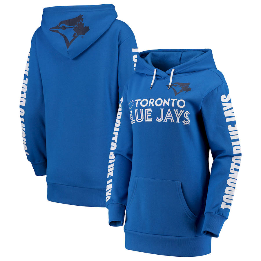 Toronto Blue Jays G-III 4Her by Carl Banks Women's Extra Innings Pullover Hoodie Royal