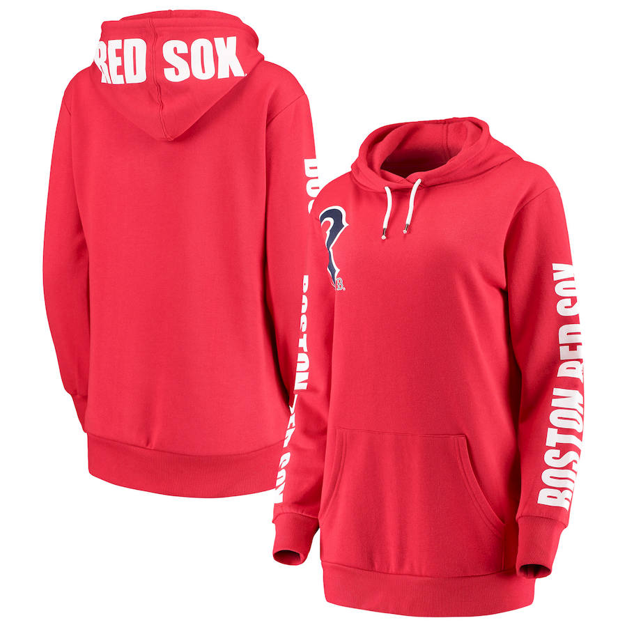 Boston Red Sox G-III 4Her by Carl Banks Women's 12th Inning Pullover Hoodie Red