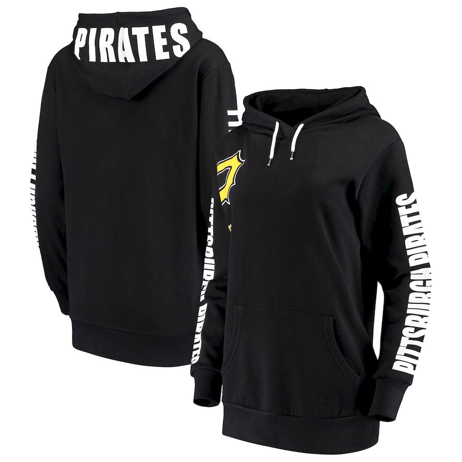 Pittsburgh Pirates G-III 4Her by Carl Banks Women's 12th Inning Pullover Hoodie Black