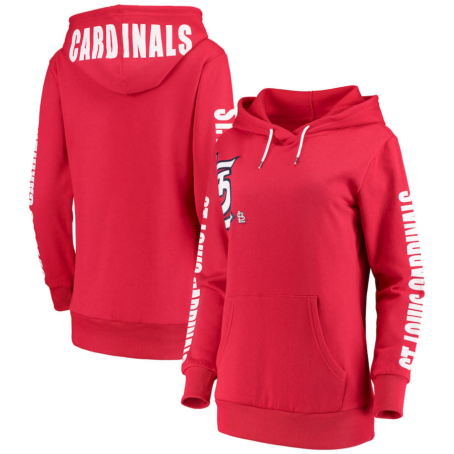 St. Louis Cardinals G-III 4Her by Carl Banks Women's 12th Inning Pullover Hoodie Red