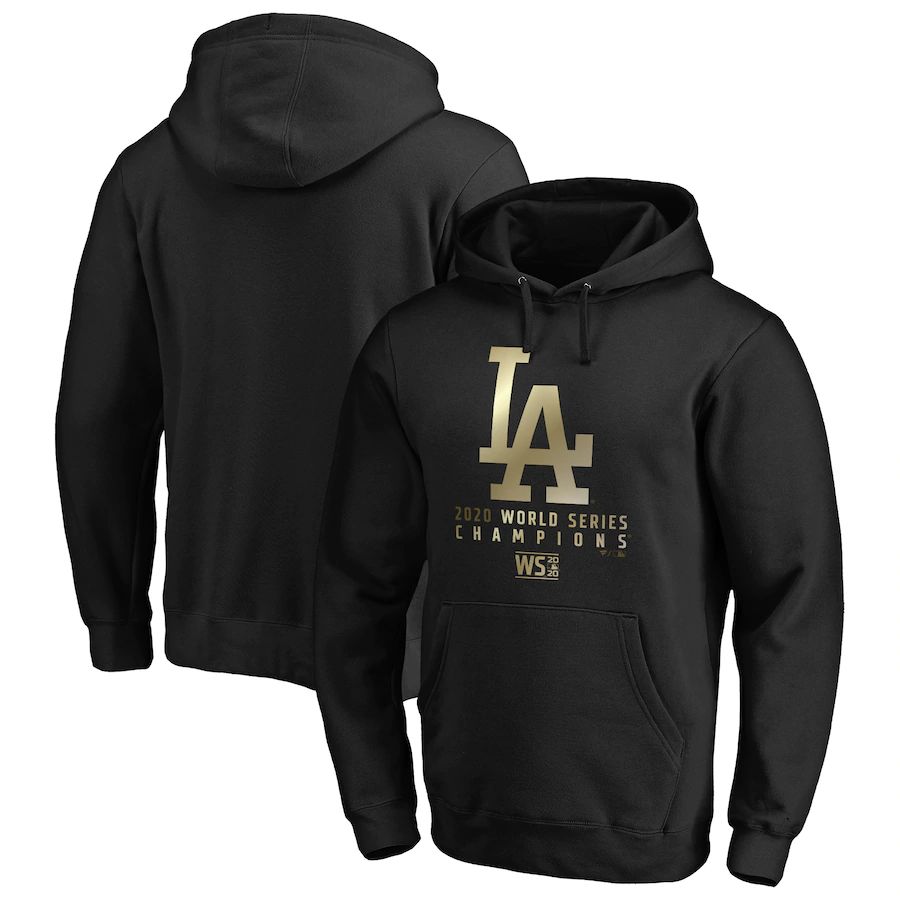 Los Angeles Dodgers 2020 World Series Champions Parade Pullover Hoodie Black