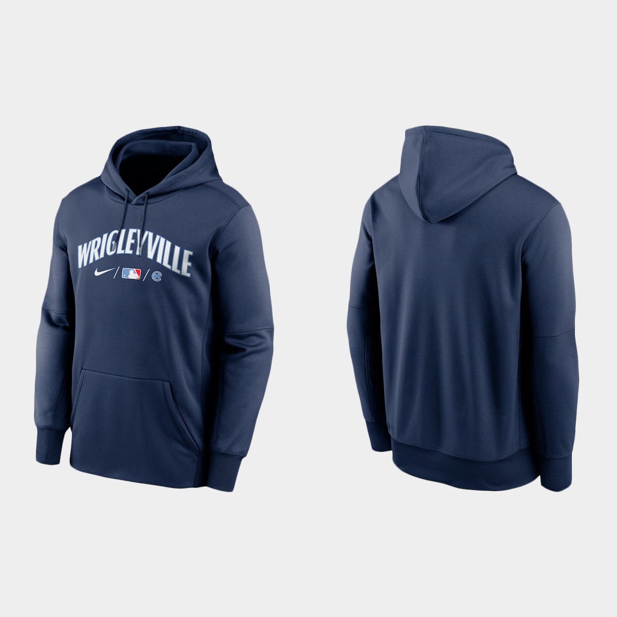 Chicago Cubs Men??s 2021 City Connect Navy Therma Hoodie