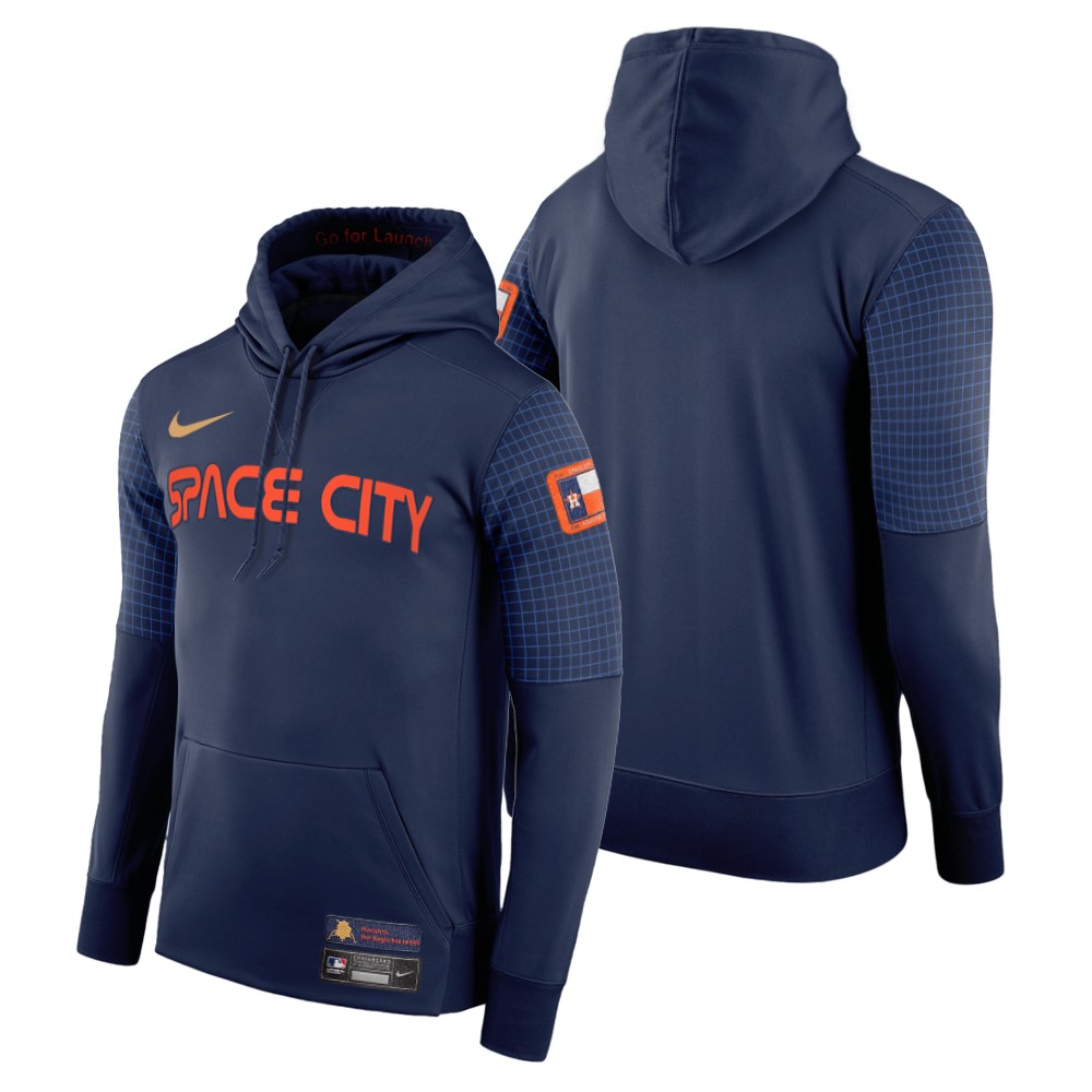 Houston Astros Blank 2022 City Connect Navy Hoodie