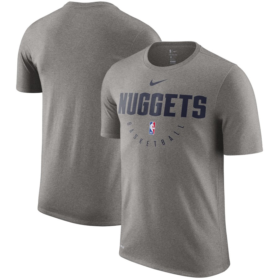 Denver Nuggets Nike Practice Legend Performance T-Shirt Gray