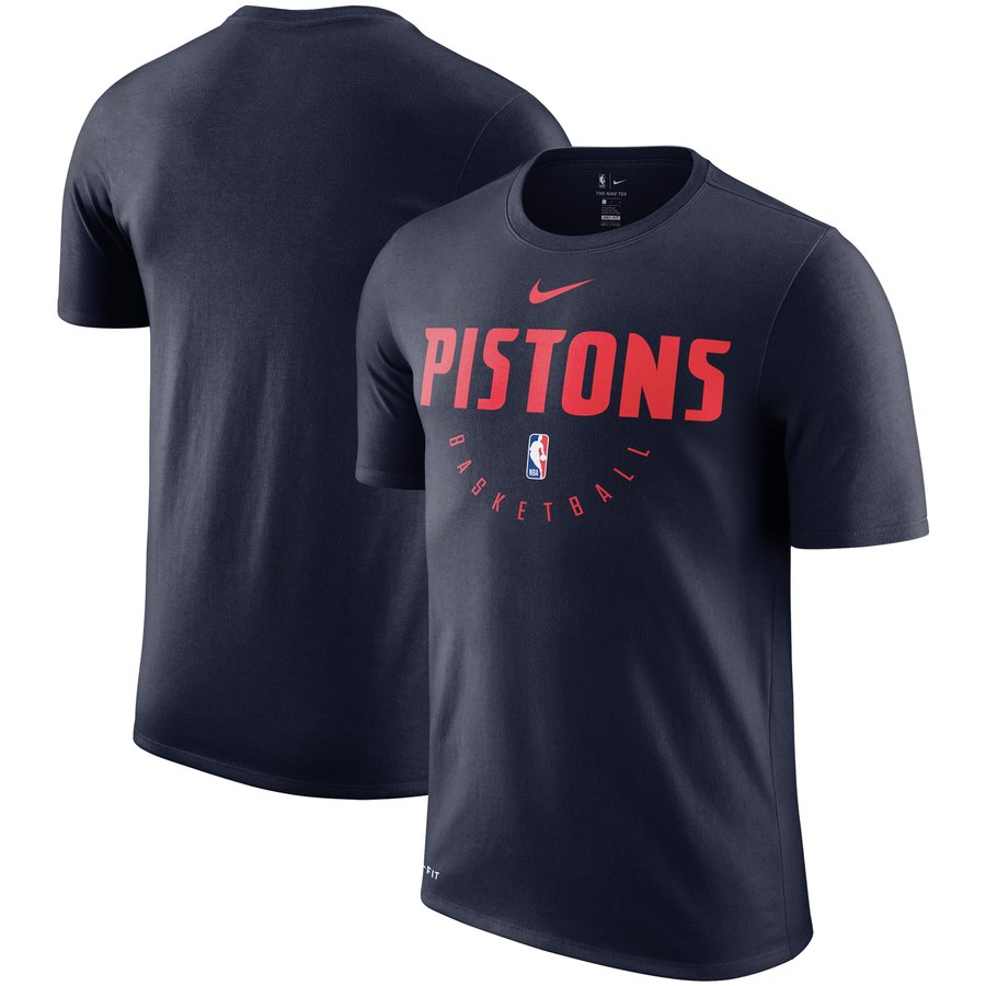 Detroit Pistons Nike Practice Legend Performance T-Shirt Navy