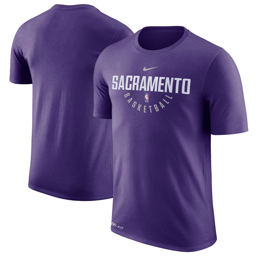 Sacramento Kings Nike Practice Performance T-Shirt Purple