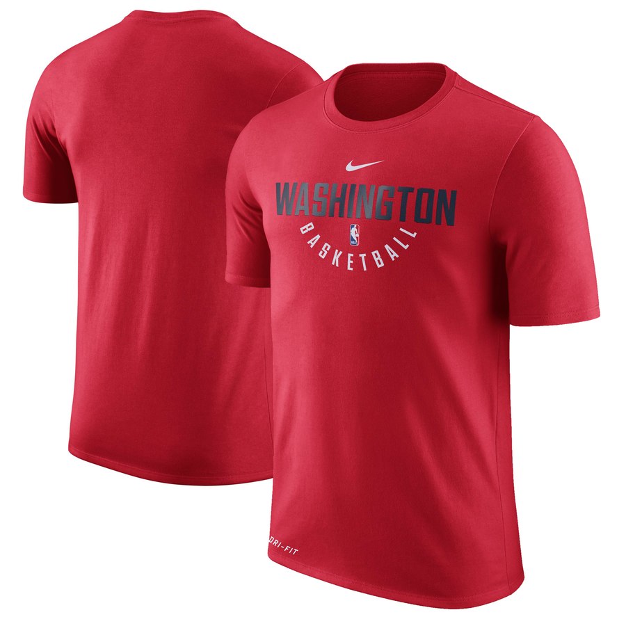 Washington Wizards Nike Practice Performance T-Shirt Red