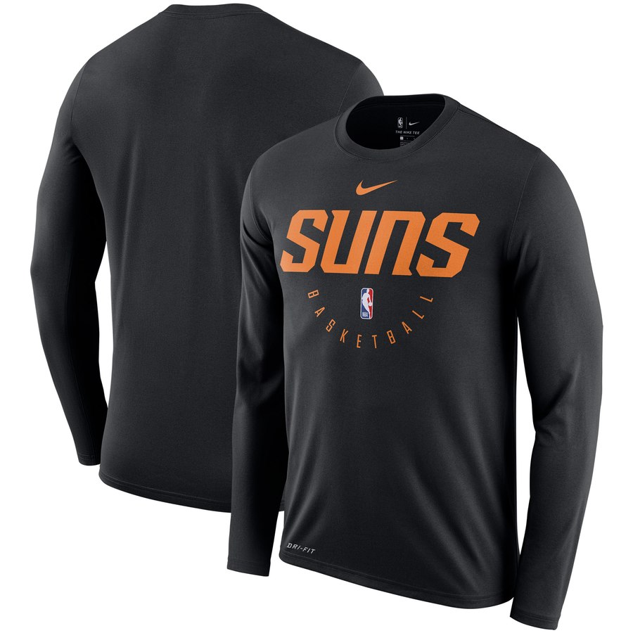 Phoenix Suns Nike Practice Performance Legend Long Sleeve T-Shirt Black