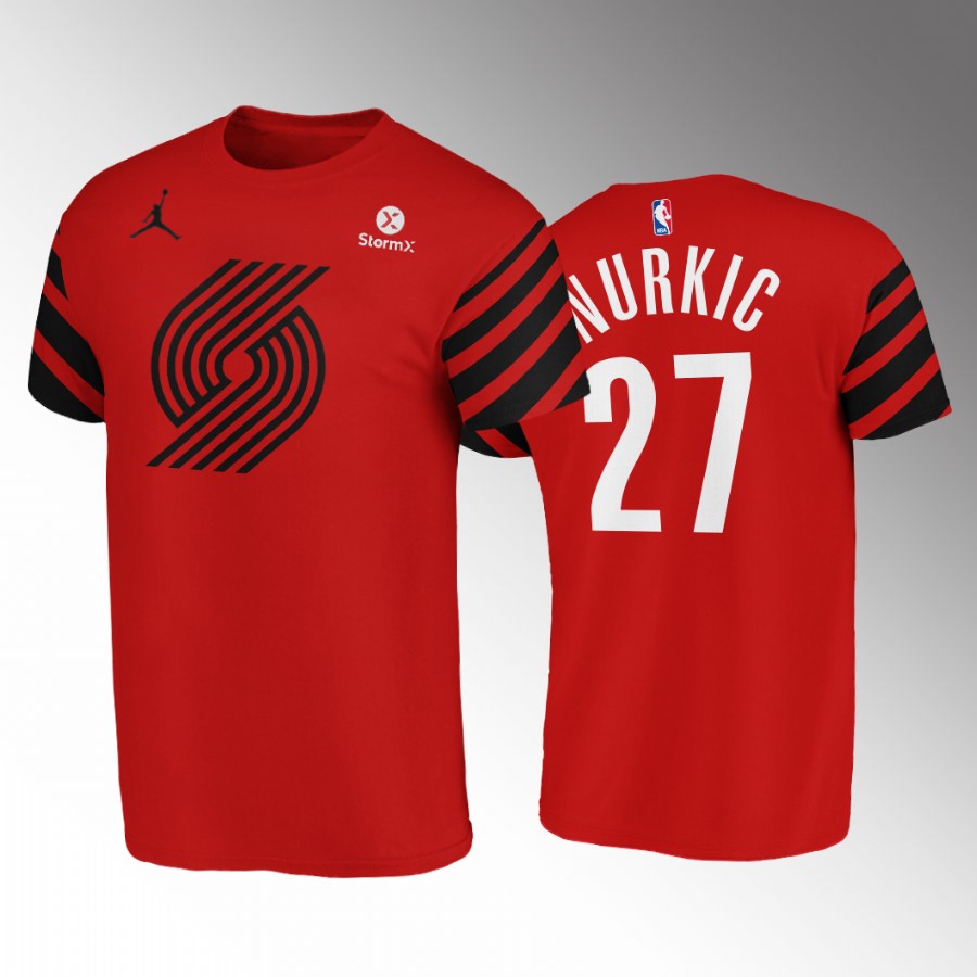 Portland Trail Blazers #27 Jusuf Nurkic Red NBA Men's Nike Statement Edition Swingman Jersey