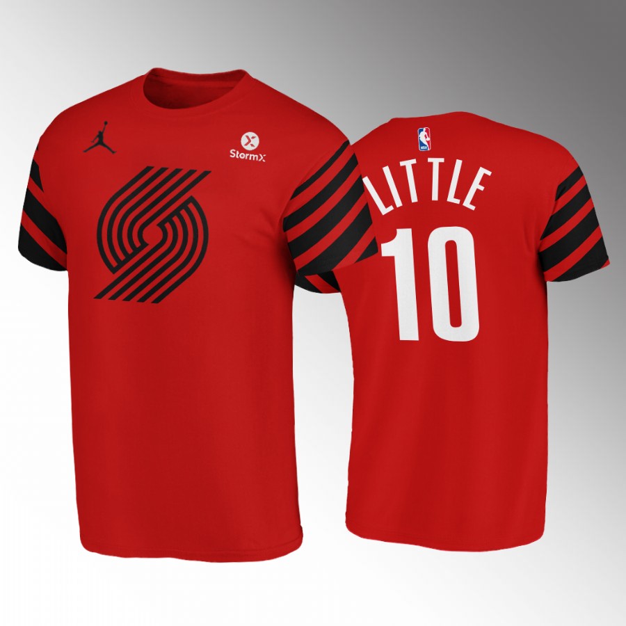 Portland Trail Blazers #10 Nassir Little Red NBA Men's Nike Statement Edition Swingman Jersey