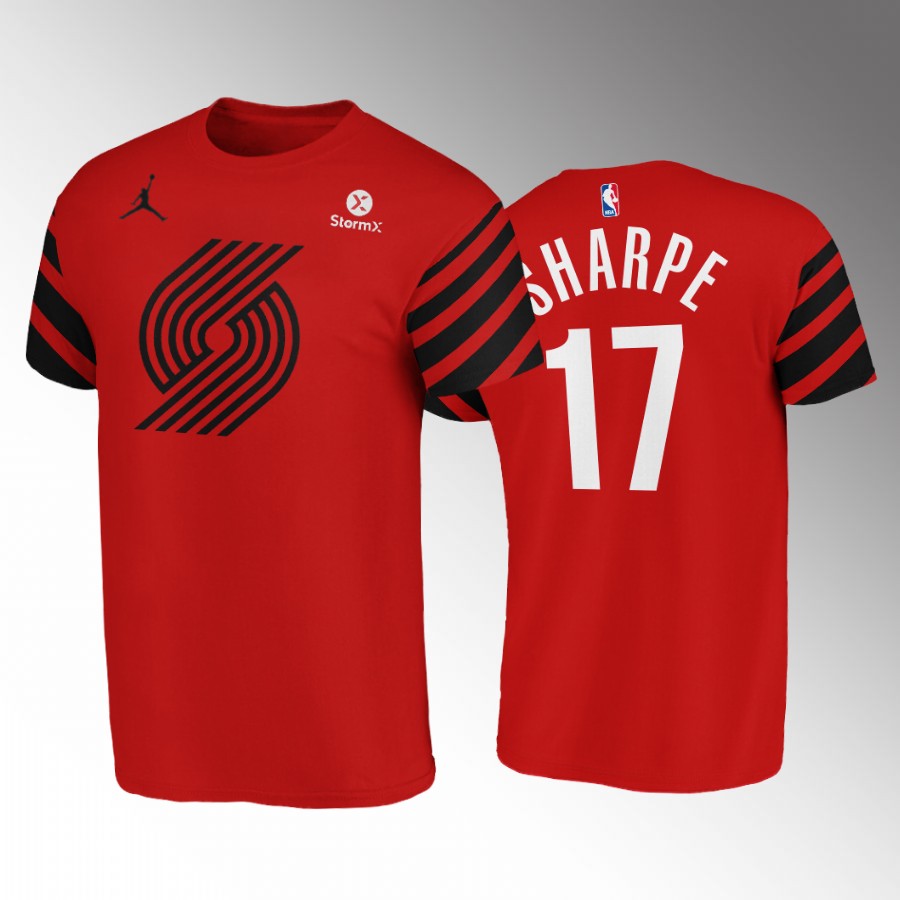 Portland Trail Blazers #17 Shaedon Sharpe Red NBA Men's Nike Statement Edition Swingman Jersey