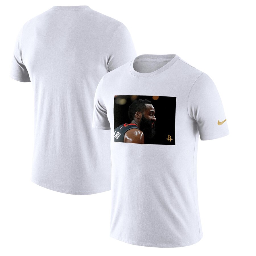 Houston Rockets #13 James Harden Nike Player Pack Performance T-Shirt White