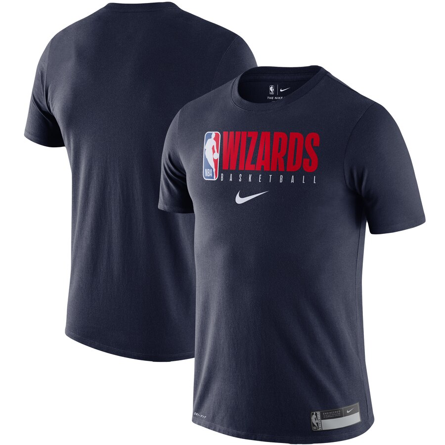 Washington Wizards Nike Essential Practice Performance T-Shirt Navy