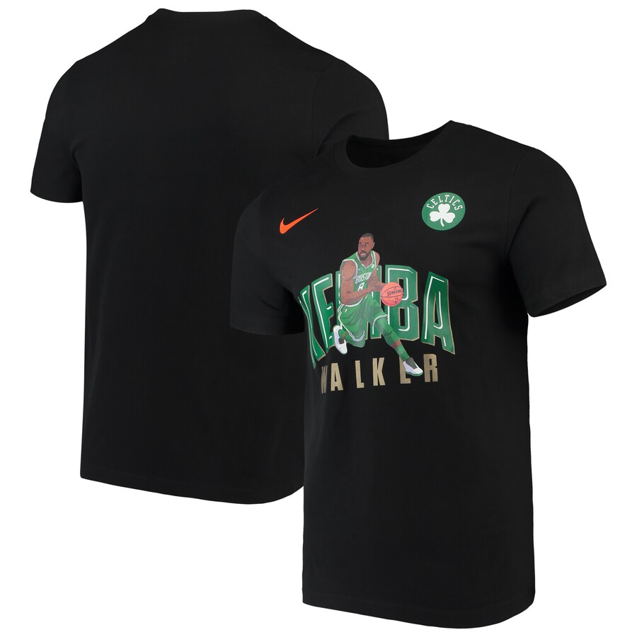 Boston Celtics #8 Kemba Walker Nike Hero Performance T-Shirt Black