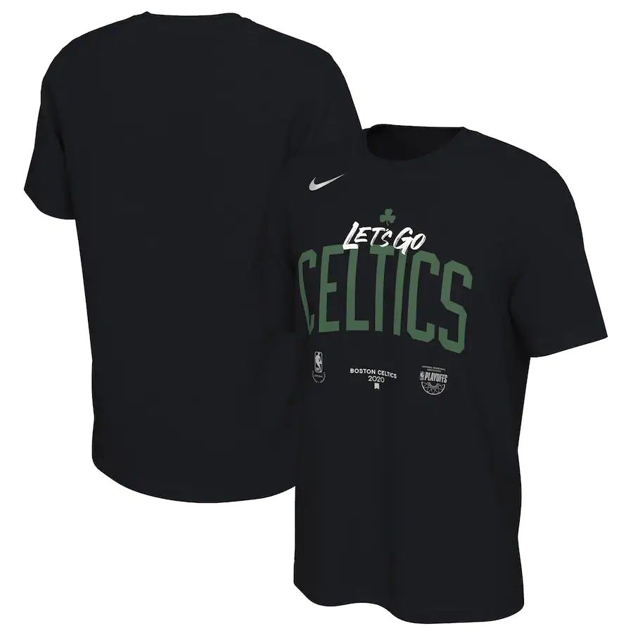 Boston Celtics Nike 2020 NBA Playoffs Bound Mantra T-Shirt Black