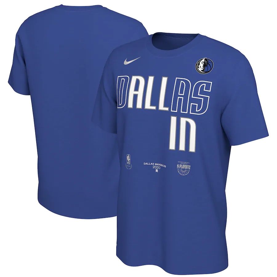 Dallas Mavericks Nike 2020 NBA Playoffs Bound Mantra T-Shirt Royal