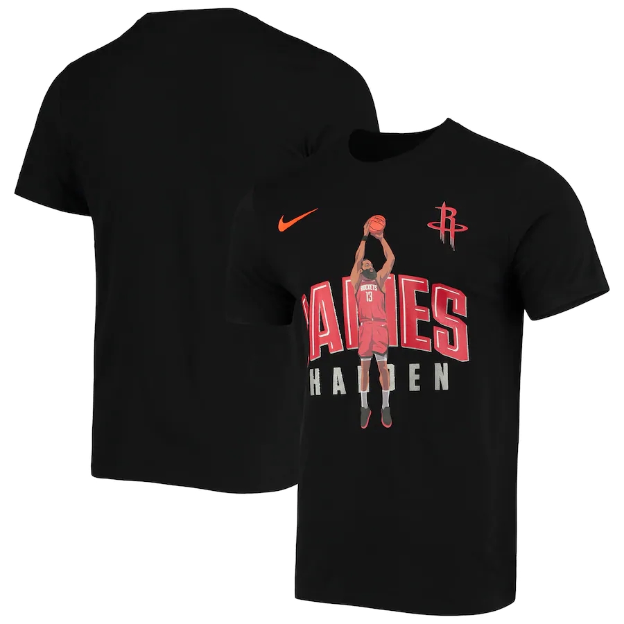 Houston Rockets #13 James Harden Nike Hero Performance T-Shirt Black