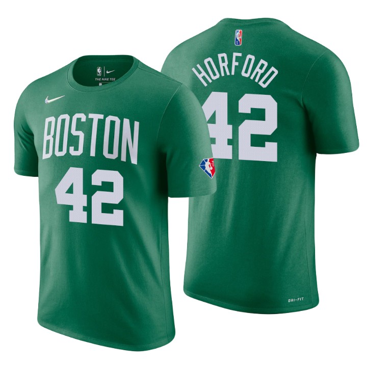 Boston Celtics #42 AI Horford Green Men's Nike 2021-22 NBA 75th Anniversary Diamond T-Shirt