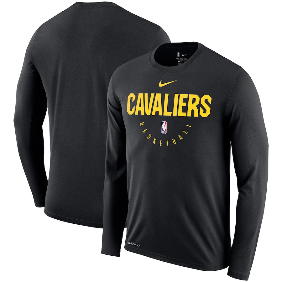 Cleveland Cavaliers Nike Practice Performance Legend Long Sleeve T-Shirt Black