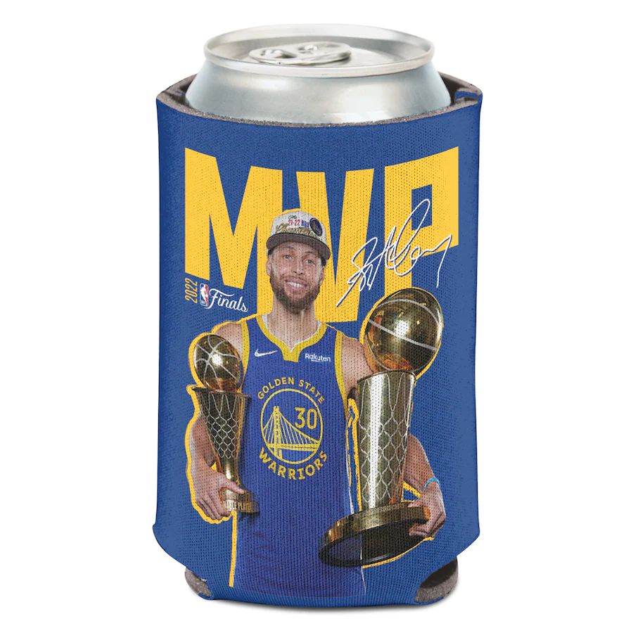 Golden State Warriors Stephen Curry WinCraft 2022 NBA Finals Champions MVP 12oz. Can Cooler