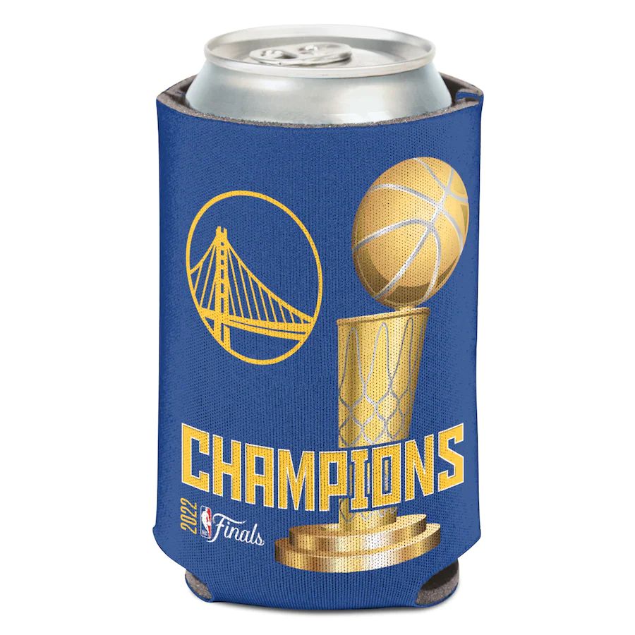 Golden State Warriors WinCraft 2022 NBA Finals Champions 12oz. Trophy Can Cooler