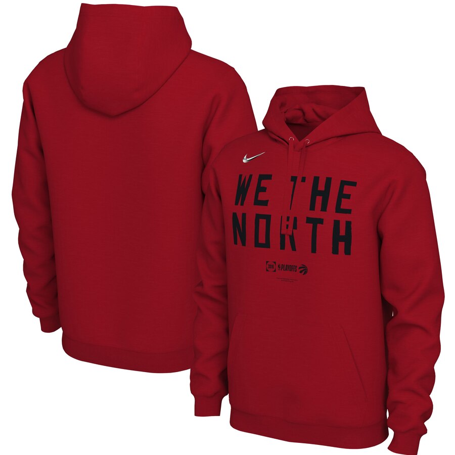 Toronto Raptors Nike 2019 NBA Playoffs Bound Team Mantra Pullover Hoodie Red