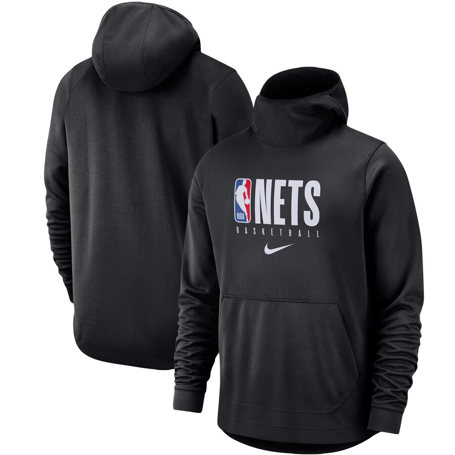 Brooklyn Nets Nike Spotlight Practice Performance Pullover Hoodie Black